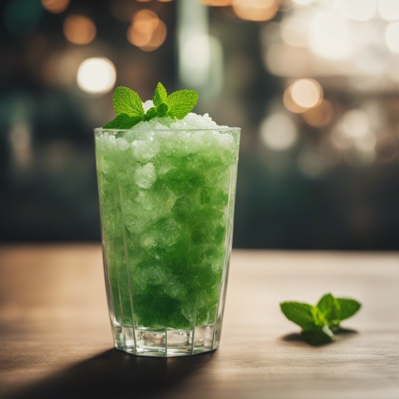 Preparato in polvere per Granita alla Menta Verde - per macchina da granita professionale, frullatore o granitori professionali