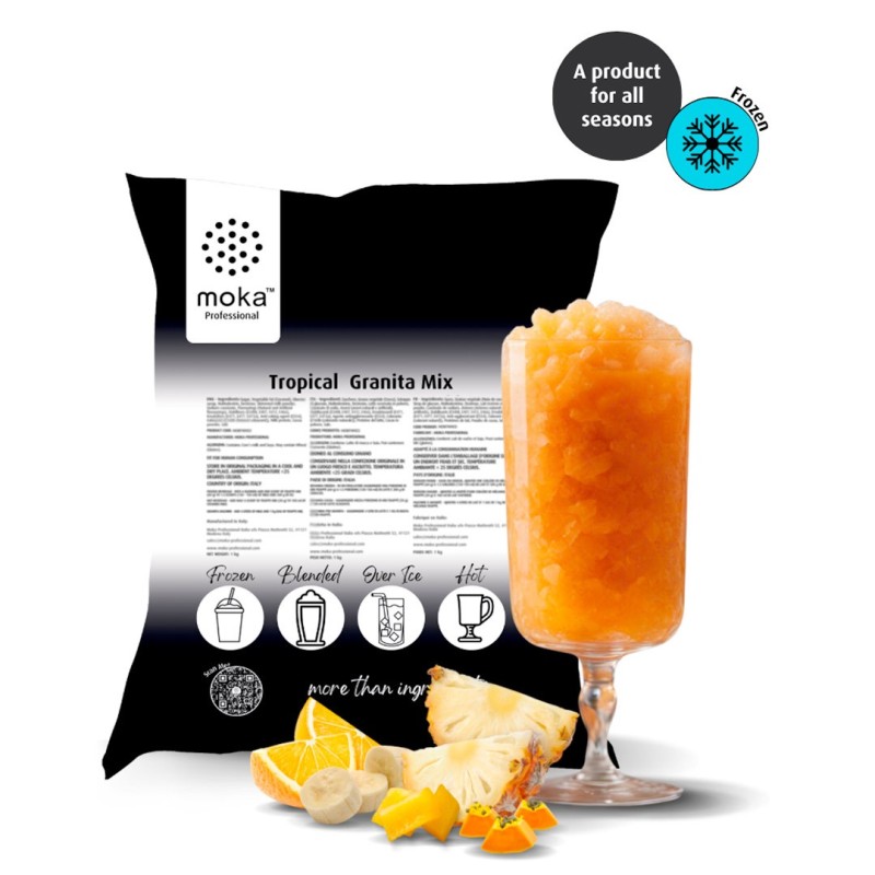 Tropical Granita premium Mix 960g – Ideal for baristas and home beverage enthusiasts